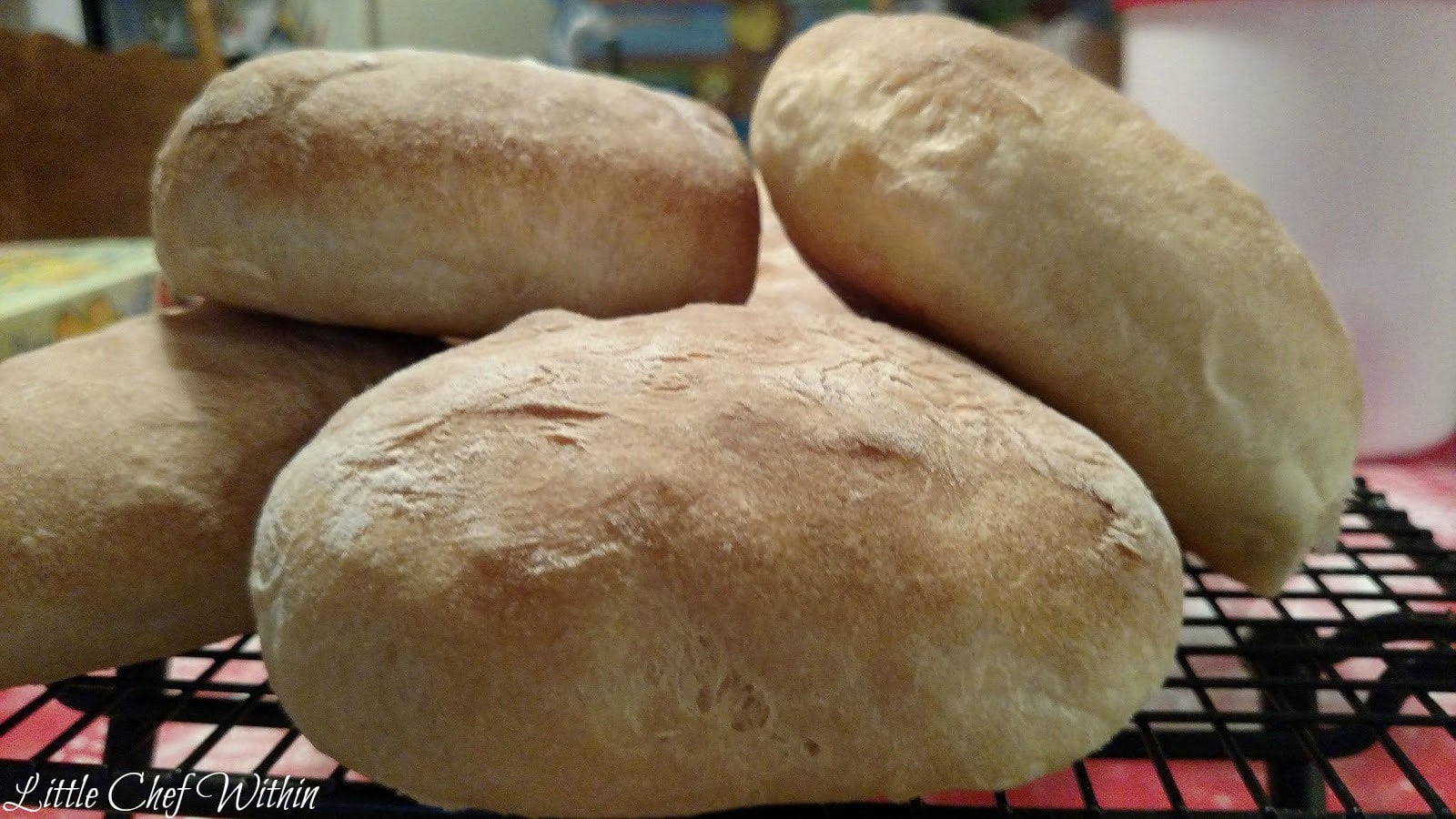 Soft Ciabatta buns (Bread Machine)