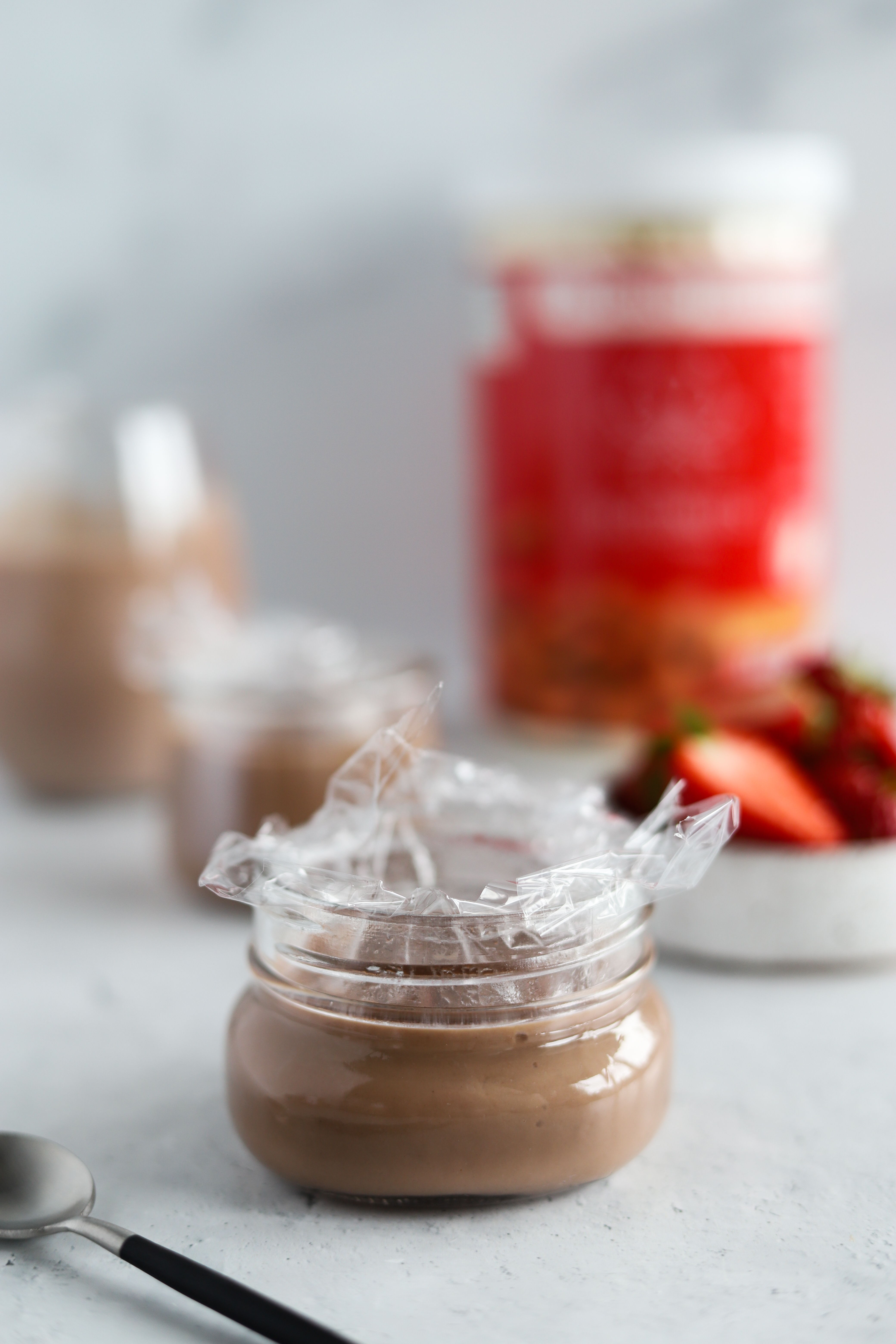 Easy Chocolate Almond Protein Powder Pudding - Little Chef Within