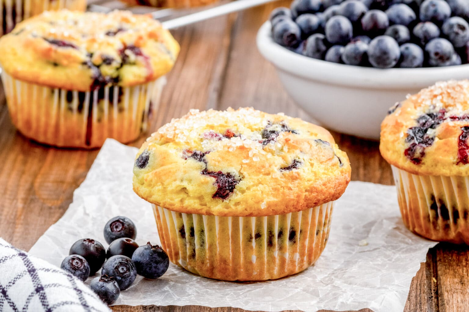 Easy Cake Mix Blueberry Muffins Little Chef Within