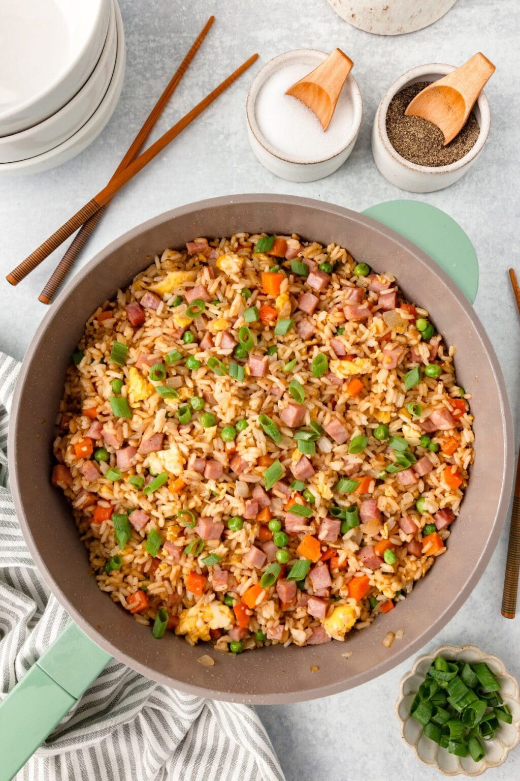 Easy Ham Fried Rice - Little Chef Within