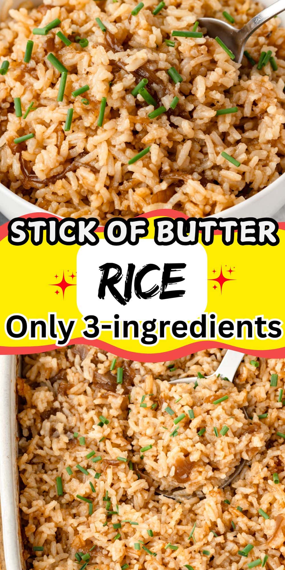 Stick of Butter Rice (ONLY 3-Ingredients!)