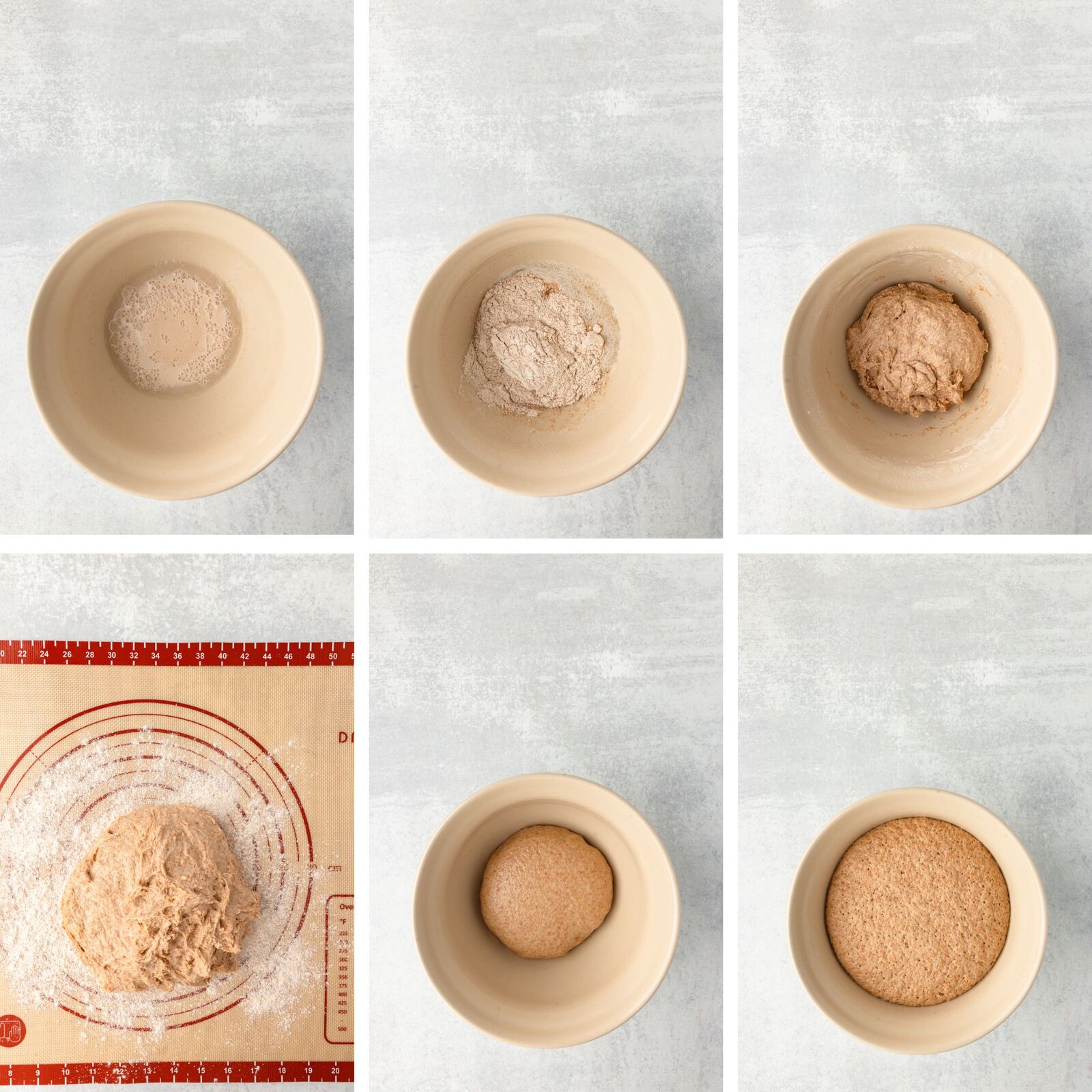Cream mixture in bowl for dough preparation, flour added in second step, then combined into dough. Baked cookie emerging from oven, ready for cooling. Freshly baked cookie on cooling rack.