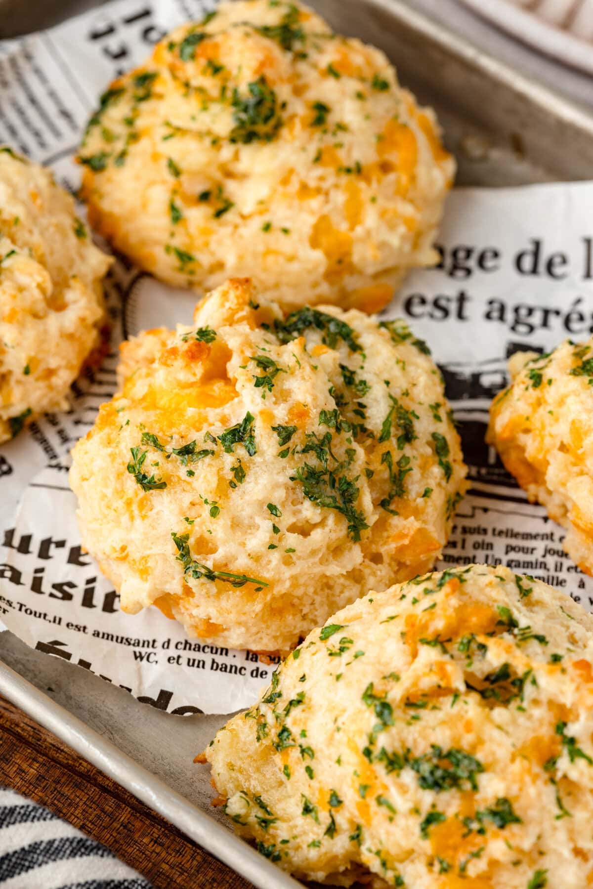 Cheddar Bay Biscuits with crispy, cheesy exterior and tender interior. Perfect for snacks or side di.